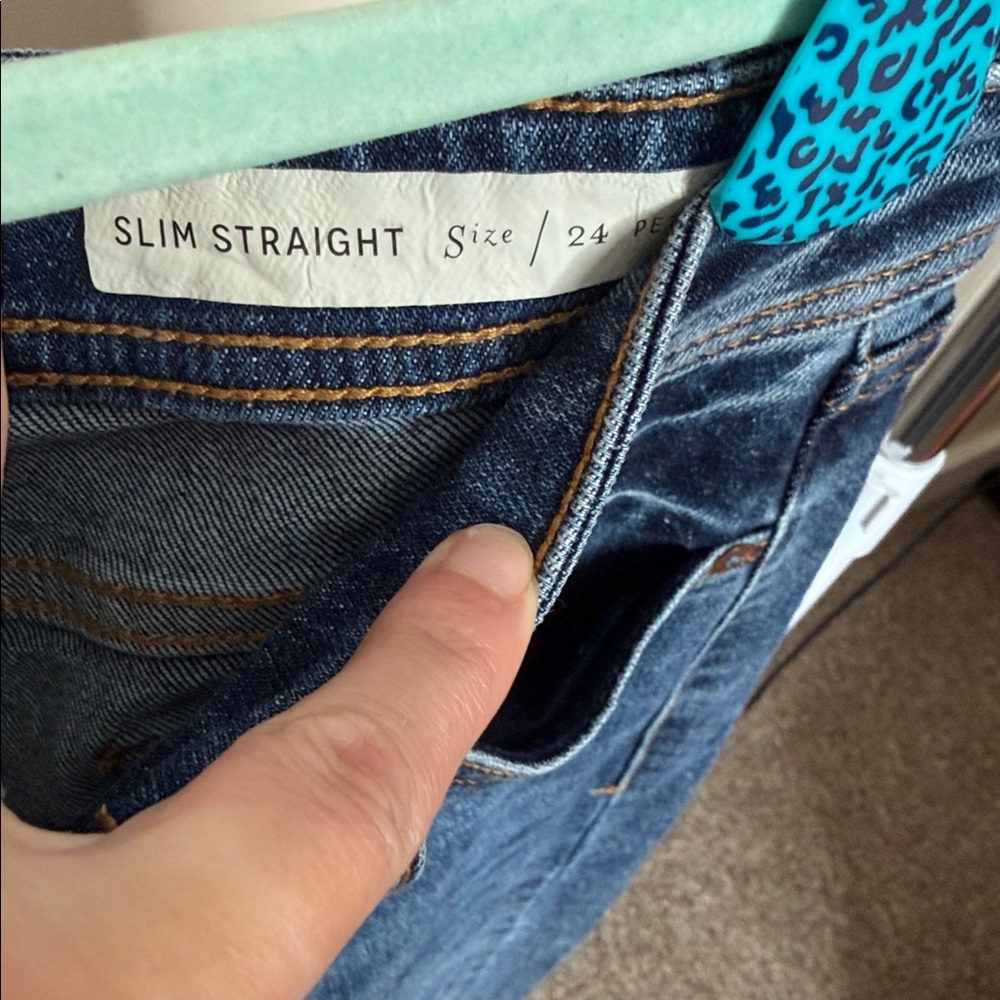 Pilcro Denim Jeans with Embroidered Detail - Picture 4 of 8